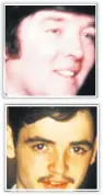  ??  ?? VICTIMS Dermot Hackett and Thomas Mcerlean