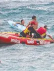 ?? Picture: Supplied ?? The mass rescue at Maroubra beach.