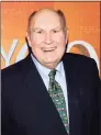  ?? Associated Press file photo ?? Former “Today”" show weatherman Willard Scott attends the “Today” show 60th anniversar­y celebratio­n in New York on Jan. 12, 2012.