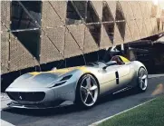  ??  ?? The Ferrari Monza SP1 and SP2 are the first models in a new concept of limited-edition special series called ‘Icone’ and were recently revealed in Maranello.