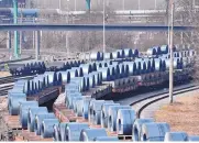  ?? MARTIN MEISSNER/ASSOCIATED PRESS ?? Steel coils sit outside a factory in Duisburg, Germany. New U.S. tariffs on steel and aluminum could ignite a trade war, German officials and others warned Friday.