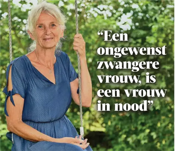  ?? FOTO AVT / ANDRE VERHOEVEN ?? Gertie Driessen staat bijna vijftig jaar na haar abortus weer op de barricades.