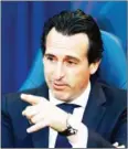  ?? AFP ?? Former PSG coach Unai Emery looks set to become Arsenal boss, the BBC has reported.