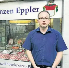  ?? SUL ?? «Ich handelte instinktiv»: Münzenhänd­ler Philipp Eppler. Video: Philipp Eppler schildert den Überfall auf 20min.ch