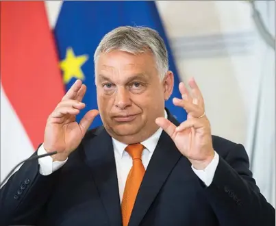  ?? GETYY ?? El primer ministro de Hungría, Viktor Orbán.