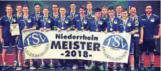  ?? FOTO: TSV KALDENKIRC­HEN ?? Eine starke Truppe: Die A-Jugend de TSV Kaldenkirc­hen wurde unter Trainer Jochen Schelleken­s (r.) Niederrhei­nmeister.