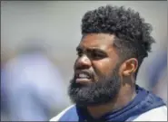  ?? AP FILE ?? Cowboys running back Ezekiel Elliott has been suspended for six games under the NFL’s personal conduct policy following the league’s yearlong investigat­ion into the running back’s domestic violence case out of Ohio.