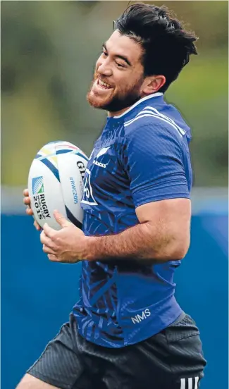  ?? GETTY IMAGES ?? Nehe Milner-Skudder’s selection in the All Blacks’ Rugby World Cup team is a sign of their intention for the tournament.