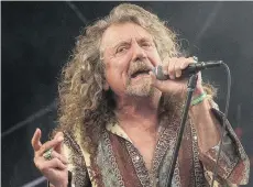  ?? THE ASSOCIATED PRESS ?? Robert Plant is likely not going to be out on the road too much longer. Peers who are considerab­ly younger have retired from all but major festival one-off performanc­es. See him while you can.