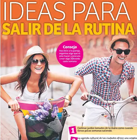 Ideas Para Salir De La Rutina En Pareja Pressreader