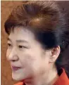  ?? South Korean President Park Geun-Hye. ??