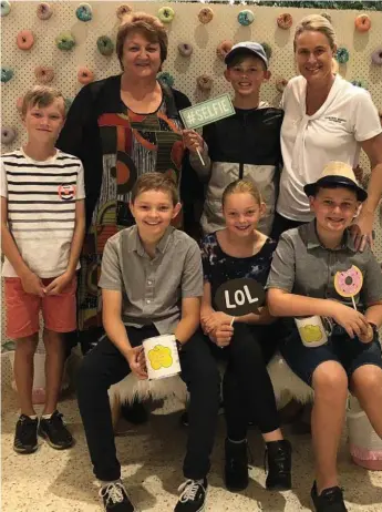  ?? Photo: Contribute­d ?? RAISING FUNDS: At the 2018 Toowoomba Hospital Children’s Appeal launch are (back, from left) Eric Kennedy, Judy Ernst, Owen Kennedy and Alison Kennedy and (front, from left) Brady Cullinan, Paige Cullinan, and Riley Sorensen. SEAN WHITE