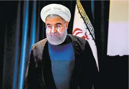  ?? STEPHANIE KEITH/REUTERS ?? El presidente iraní criticó “la retórica ignorante, absurda y odiosa” de Donald Trump ante la Asamblea General.