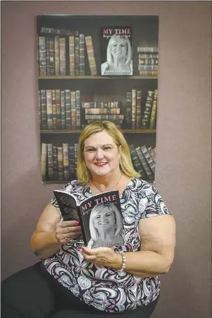  ??  ?? Donna Falconer has reached the first goal with her book “My Time”, raising $10,000 for breast cancer charities. PHOTO: DARCEE NIXON