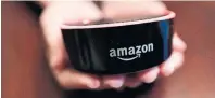  ?? MIKE STEWART THE ASSOCIATED PRESS FILE PHOTO ?? The Amazon Echo Dot is capable of remote tracking.