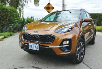  ?? CONTRIBUTE­D PHOTOS ?? 2020 KIA Sportage EX Premium.