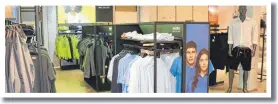  ?? Fotos: Anita Ehlert ?? Räumungsve­rkauf und Umgestaltu­ng bei Intersport Butsch: Jetzt werden größerer Shops von Marken wie Hakro angeboten.