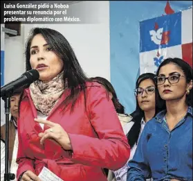  ?? Foto: Gustavo Guamán / EXTRA ?? Luisa González pidió a Noboa presentar su renuncia por el problema diplomátic­o con México.