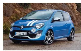  ??  ?? El aspecto del frontal del Twingo Gordini es de lo más atractivo para un deportivo de su tamaño.