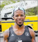  ??  ?? Mia Sims Jeremy Wallace, 39, co-founder with his wife of Las Vegas Runners, and other members of the group will also run in the Boston Marathon.