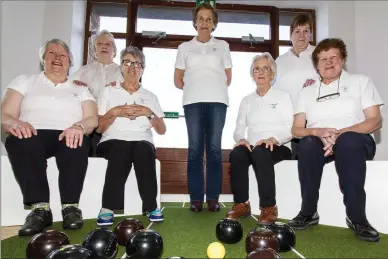  ?? Photo by John Reidy ?? Welcome on the Mat. The Castleisla­nd based Sliabh Luachra Women’s Group pictured during their bowling day at An Ríocht AC. Included are, from left: Peggy Reidy, Anette O’Connell, Betty Riordan, Margaret O’Mahony, Betty McAuliffe, Maureen Walsh and Mary...