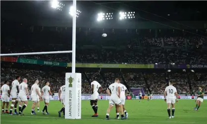  ??  ?? England had been due to visit Japan, where they lost to South Africa in last year’s World Cup final. Photograph: Richard Heathcote/World Rugby via Getty Images