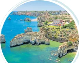  ??  ?? Algarve beauty spots make the 9 to 5 routine a pleasure