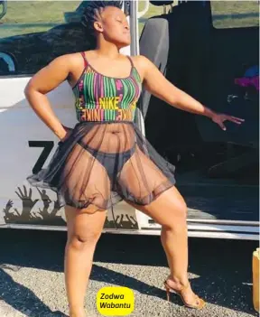  ??  ?? Zodwa Wabantu