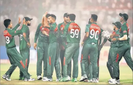  ?? PTI ?? Bangladesh are believing in greater returns under new captain Mahmudulla­h, as their impressive win over India in the opening T20 showed.