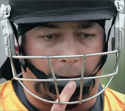  ?? PICTURE: GETTY IMAGES ?? STRAIGHT INTO THE FRAY: Jesse Ryder will be in the Black Caps’ starting XI for the deciding Twenty20 tie against the Proteas at Eden Park and will, according to captain Brendon Mccullum, bat between number four and six as the hosts look to counter...