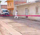  ?? /Foto: Staff ?? Masacre. Las cuatro personas fueron asesinadas durante la madrugada.