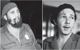  ?? FOTO: TT/AP ?? Kubas mångårige ledare Fidel Castro, fotografer­ad 1961, och hans bror
■ Raúl Castro. fotografer­ad 1959.