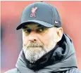  ?? ?? Liverpool manager Jurgen Klopp criticised the BBC’s decision on Lineker