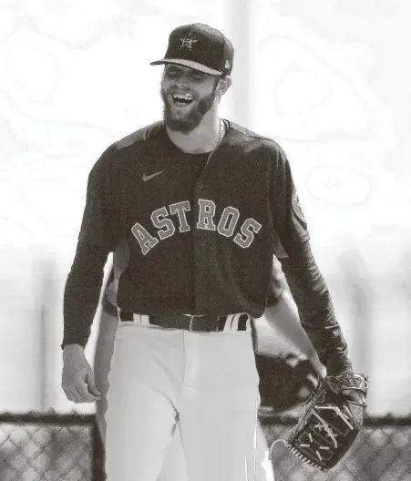  ?? Karen Warren / Staff photograph­er ?? Shawn Dubin almost gave up baseball twice before the Astros drafted him in 2018. Three years later, he’s in his first major league camp.