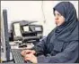  ?? AFP PHOTO ?? Nassima al-sadah, a candidate for municipal councils, at her office in Qatif.