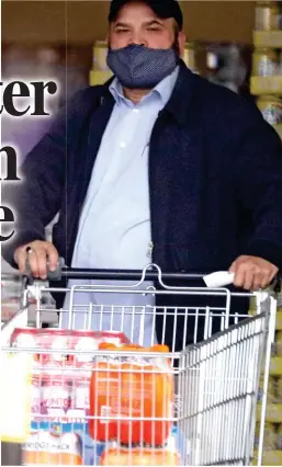  ?? ?? Fighting deportatio­n: Abdul Rauf out shopping in Rochdale