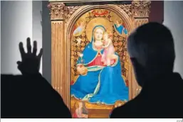  ?? EFE ?? La obra ‘La Virgen de la humildad’ de Fra Angelico.