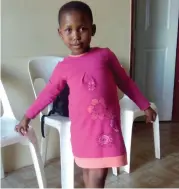  ??  ?? KILLED: Four-year-old Iyapha Yamile’s body was found on May 1 last year in a plastic bag.