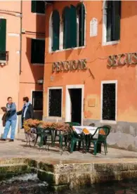  ??  ?? Pensione Seguso er et eksempel på hvordan det går an å overnatte til en rimelig pris i Venezia. Særlig utenfor høysesonge­n.