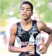  ??  ?? Melvin Martínez logró el segundo lugar en sprint.