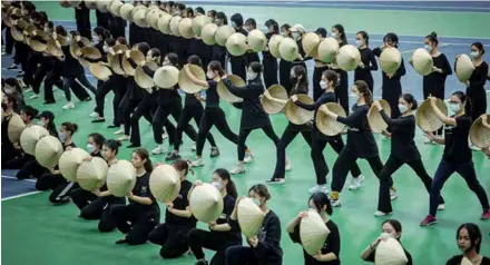  ?? Photos from baovanhoa.vn ?? HATS OFF: The opening ceremony of the SEA Games will showcase Vietnamese culture and sporting spirit.