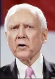  ??  ?? Sen. Orrin Hatch, R-Utah