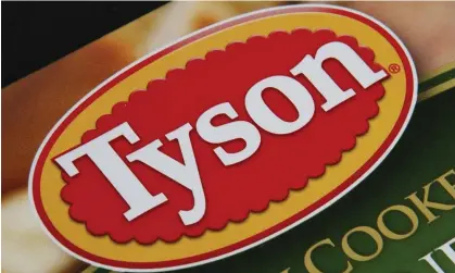  ?? Photograph: Toby Talbot/AP ?? A Tyson Foods product. John R Tyson was released Sunday evening on a bond of $415, records showed.