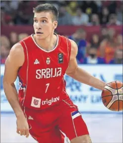  ??  ?? SERBIA. Bogdan Bogdanovic, una de las estrellas del Eurobasket.