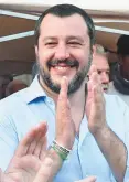  ??  ?? Capo dei verdi Matteo Salvini