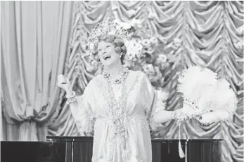  ?? NICK WALL ?? Florence Foster
Jenkins stars Meryl Streep belting out her best, worst opera.