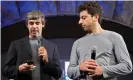  ?? Photograph: Jacob Silberberg/Reuters ?? Larry Page (left) and Sergey Brin founded Google in 1996.