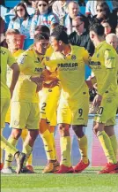  ?? F: EFE ?? Alegría entre los jugadores del Villarreal