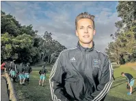  ?? PHOTO / PAUL TAYLOR ?? Hawke’s Bay United centre back Anders Eriksson of Sweden ponders tomorrow’s match against Auckland City.