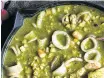  ?? ANDREW SCRIVANI/NEW YORK TIMES ?? Corn and poblano seafood stew.